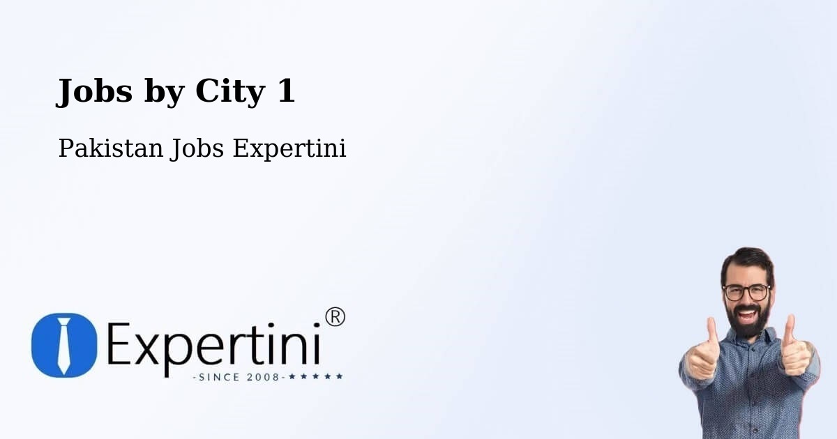 City Jobs in Pakistan - Expertini